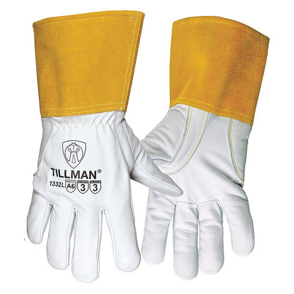 1332 Gloves, Straight Cuff, Straight Thumb, Premium Goatskin, 3XL, 1 PR