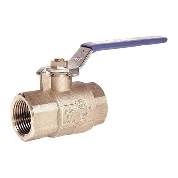 Milwaukee Valve 3/8" FNPT Brass Ball Valve Inline BA-475BMS 3/8