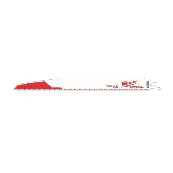 48-00-5027 Milwaukee AX™ SAWZALL® Reciprocating Saw Blade, 12 Inch L, 1 Inch W