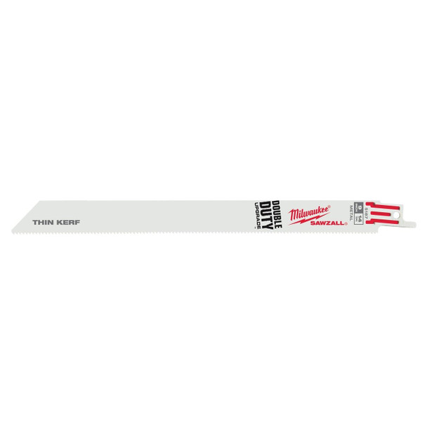 48-00-5187 Milwaukee Thin Kerf SAWZALL® Reciprocating Saw Blade, 9 Inch L, 126 T