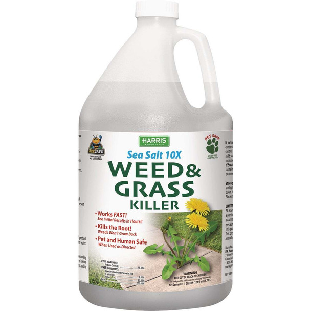 Harris Sea Salt 10X 1 Gal. Ready to Use Spray Weed & Grass Killer CALSEAWEED-128