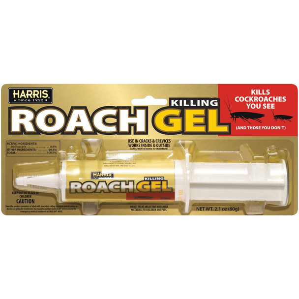 Harris 2.1 Oz. Ready To Use Gel Syringe Roach Killer RGEL-60