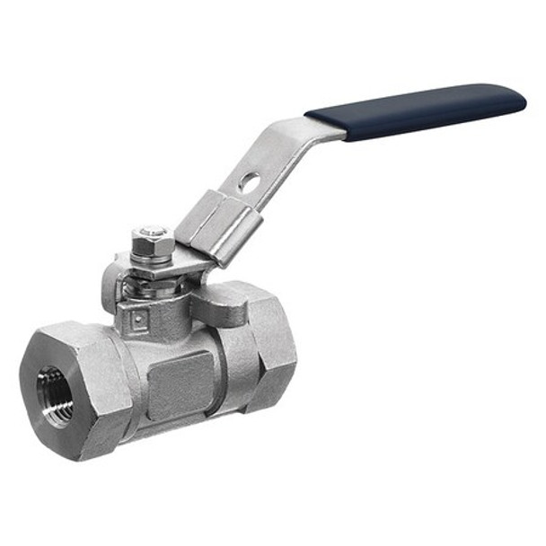 Usa Industrials Manual 2-Way Ball Valve,NPT,304 SS ZUSA-VLV-48