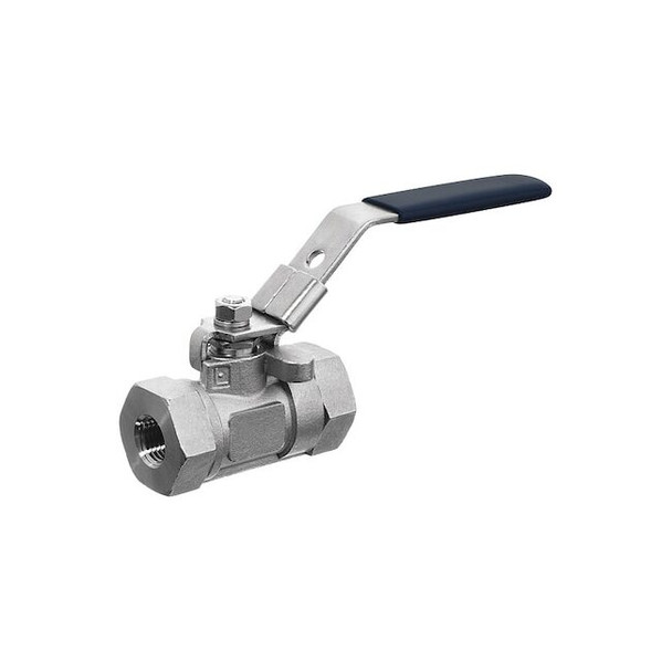 Usa Industrials Manual 2-Way Ball Valve,NPT,304 SS ZUSA-VLV-48