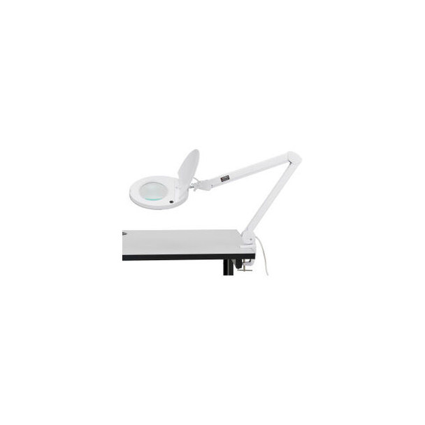 Global Industrial 3 Diopter LED Magnifying Lamp White