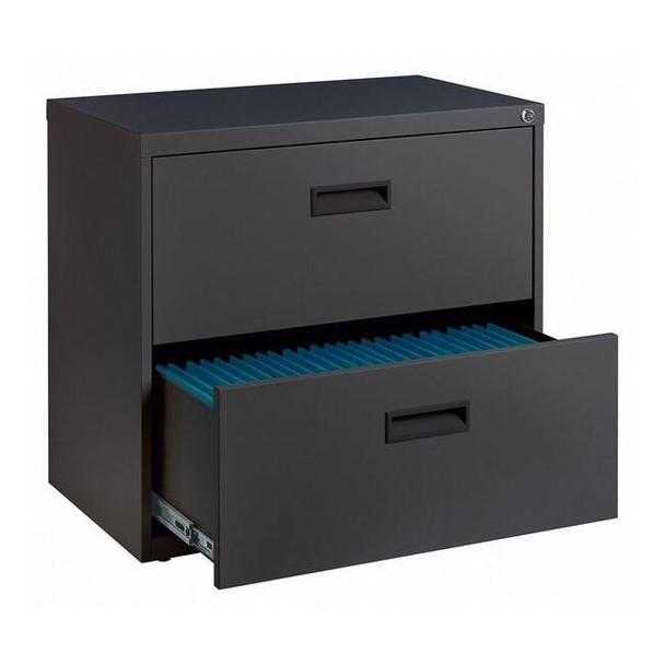 Space Solutions 30" W 2 Drawer File Cabinet, Charcoal,  Letter/Legal 20228