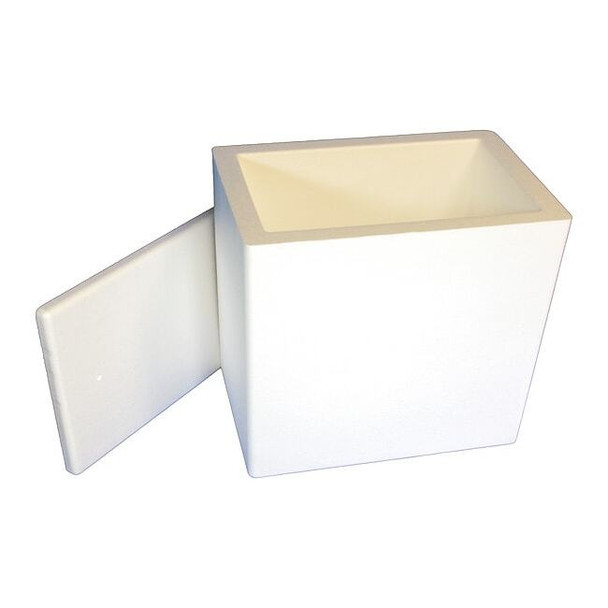 Insulated Shipping Kit, 20 1/4 in H, 1.5 in Wall Thickness, White