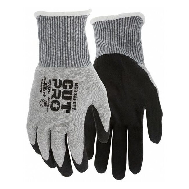 Coated Gloves, Polyurethane, Sandy, Palm, 4 Abrasion Level, S (7) 1 PR