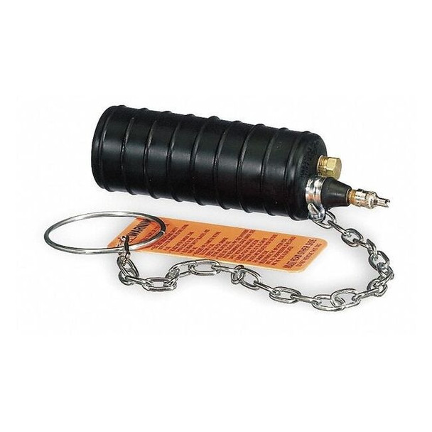 Cherne Test Ball Plug,Ring&Chain,6"Deflate L 262010
