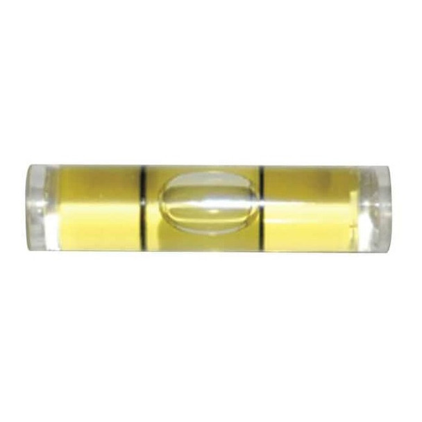 Johnson Level & Tool Level Vial,Acrylic,1.246 In L,PK25 SM904