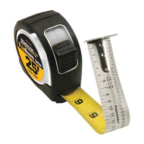 Johnson Level & Tool 25 ft Tape Measure, 1 in Blade 1819-0025