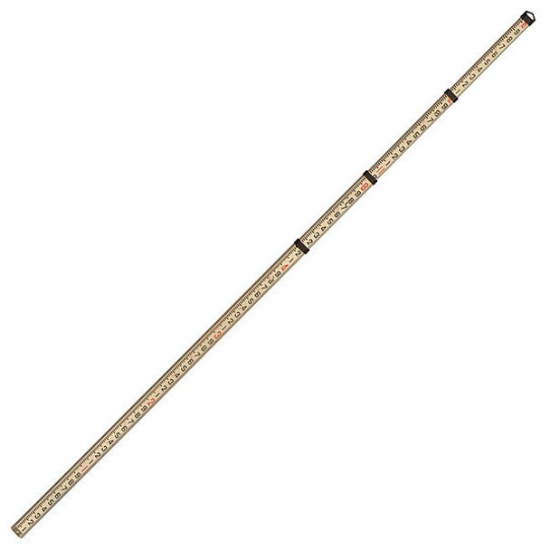 Johnson Level & Tool Telescoping Leveling Rod,Aluminum,16 ft. 40-6320