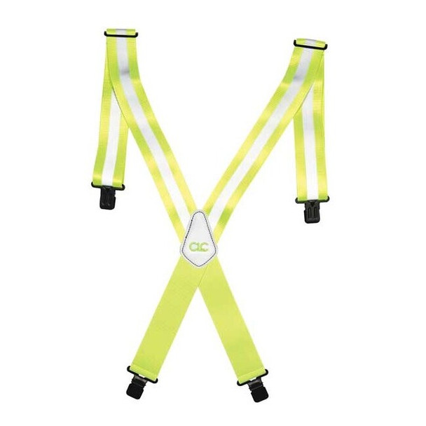 Clc Work Gear Tool Suspenders, Suspenders, Yellow, Polyester 14110