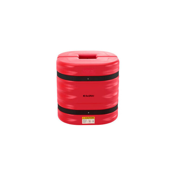 Global Industrial Column Protector 6"" Opening 24"" High Red