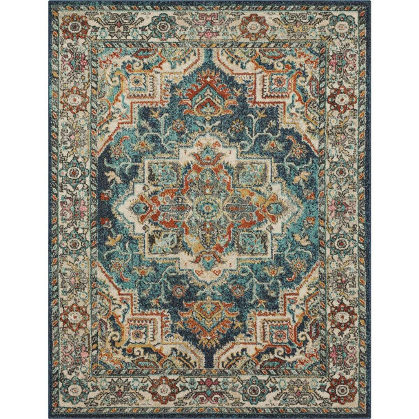 Mohawk Home Cairn Blue 63 In. x 96 In. Area Rug R1108103063096