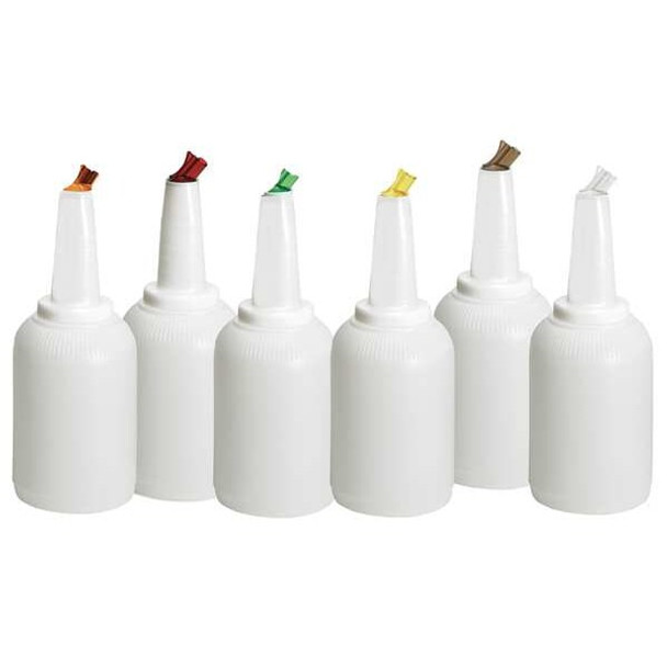 Tablecraft Six-Piece Pourer Set,Gallon,PK6 8128A Tablecraft Six-Piece Pourer Set,Gallon,PK6 8128A