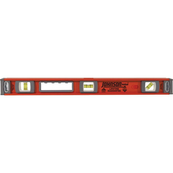 Johnson Level 24 In. Magnetic Heavy-Duty Aluminum I-Beam Level 1254-2400