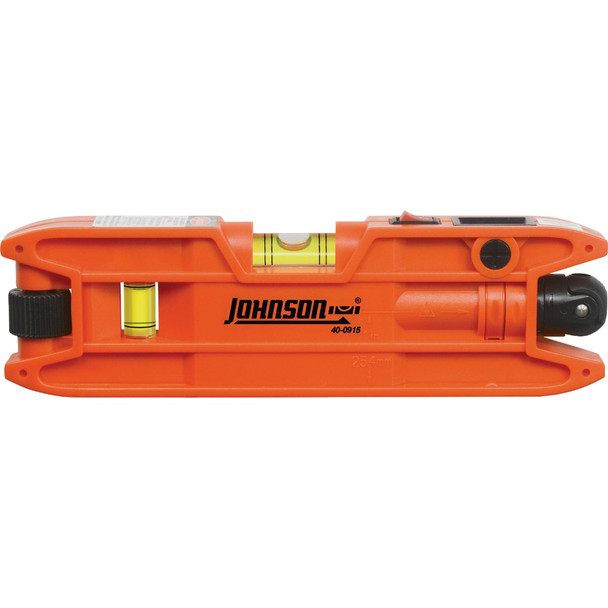 Johnson Level 100 Ft. Manual-Leveling Magnetic Torpedo Laser Level 40-0915