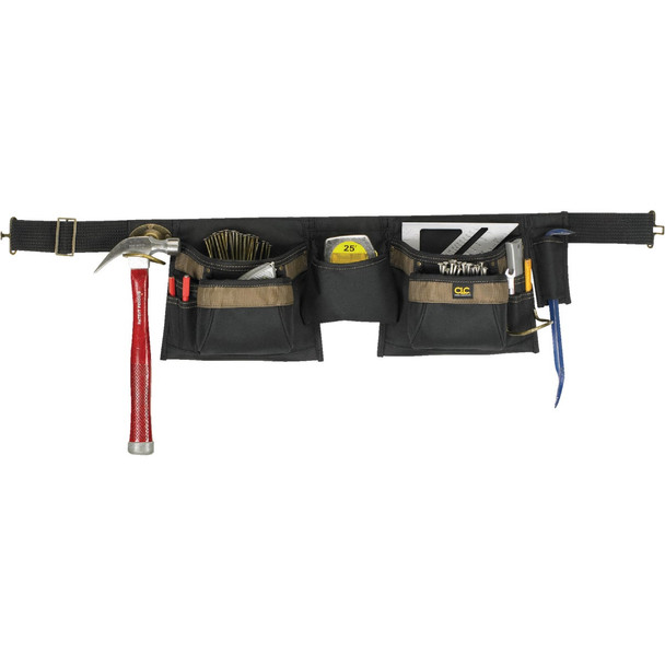 CLC 12-Pocket Polyester & Ballistic Nylon Deluxe Carpenter Apron 1429