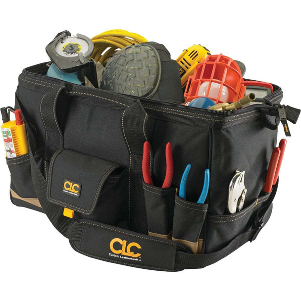 CLC 25-Pocket 18 In. Megamouth Tool Bag 1163