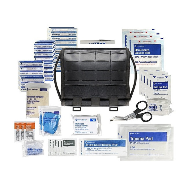 First Aid Only First Aid Kit, Fabric Kit, 93 Components, 24 People Served 91389