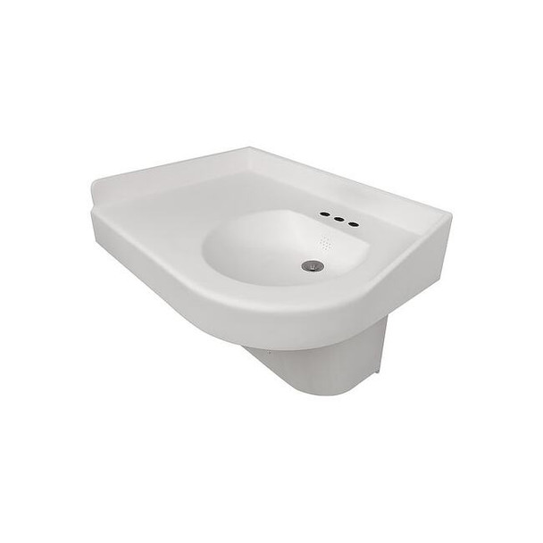 Bestcare Corner Bathroom Sink,29"x21.75"x22" WH3776L-09