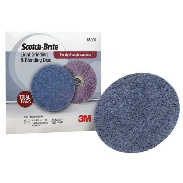 Scotch-Brite Ceramic Grain Disc,4-1/2 in.,Coarse,TN 61500300506