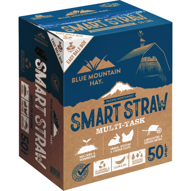Blue Mountain Hay 50 Lb. Smart Straw SSB-50LB