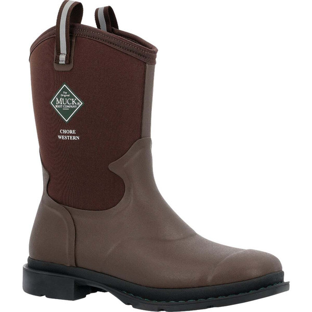 The Muck Boot Company Men's 10 Dark Brown Chore Western Mid Boot MCHWM90  M  100