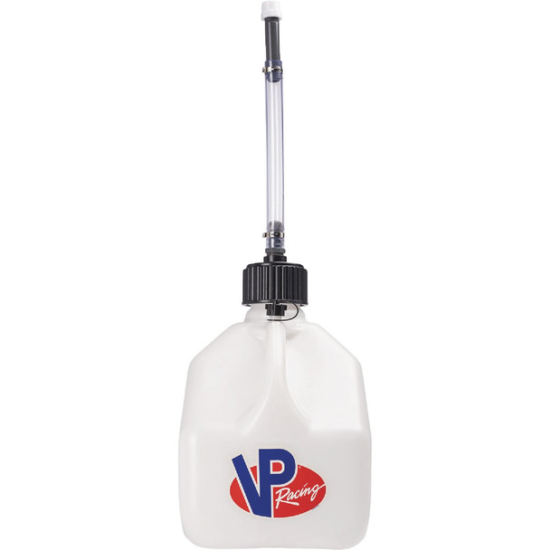 VP Racing 3 Gal. Motorsport Utility Jug with Hose, White 4173-CA