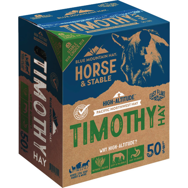 Blue Mountain Hay High Altitude 50 Lb. Timothy Hay THB-50LB
