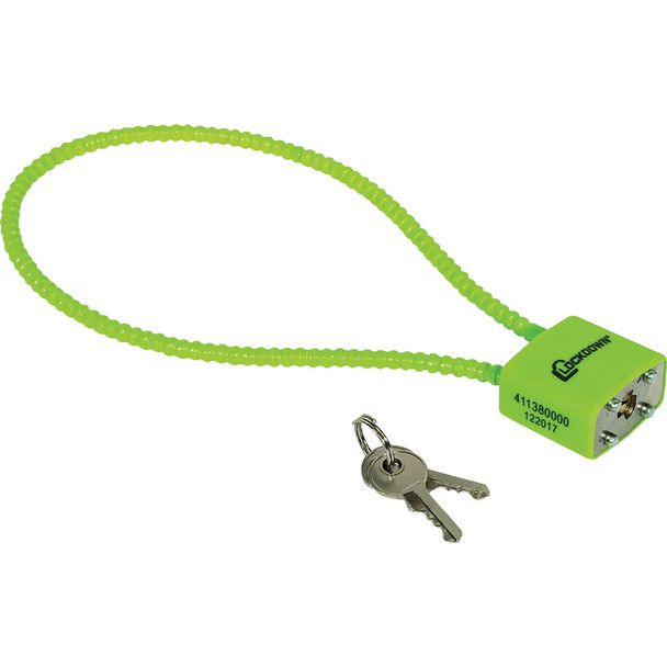 Lockdown 110149 Trigger 15 In. Lock Open With Key Green Firearm Fit 142498