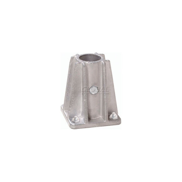 Global Industrial Single Socket Base For Pedestrian Barrier Black