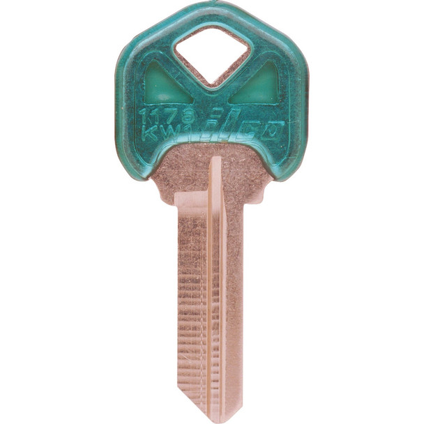 ILCO Kwikset Design Decorative House Key, KW1-Teal (5-Pack) IAK00004350