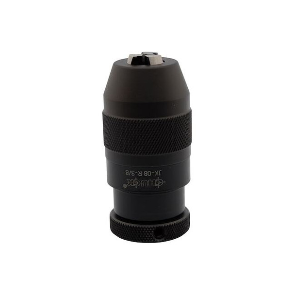 Keyless Drill Chuck 0.315" Cap., 3/8-24 Mount Size, Steel