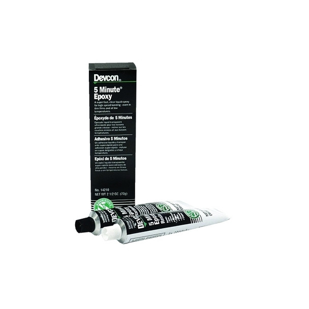 5 Minute® Epoxy, 2.5 oz, Dual Tube, Colorless to Light Yellow