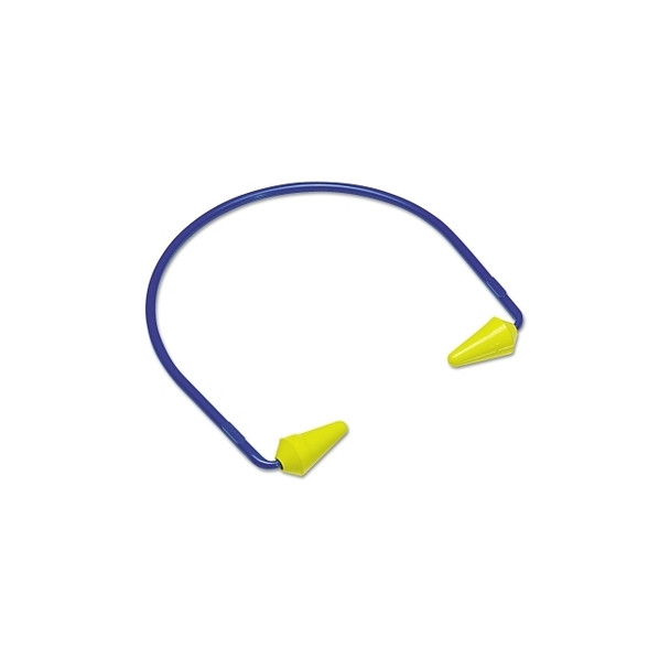 Caboflex Model 600 Hearing Protectors, ABS, PVC, Silicone, Yellow, Banded