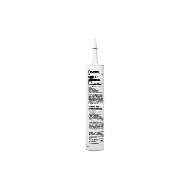 Silite® High Temp Silicone RTV Sealant, 10.3 oz, Cartridge, Clear
