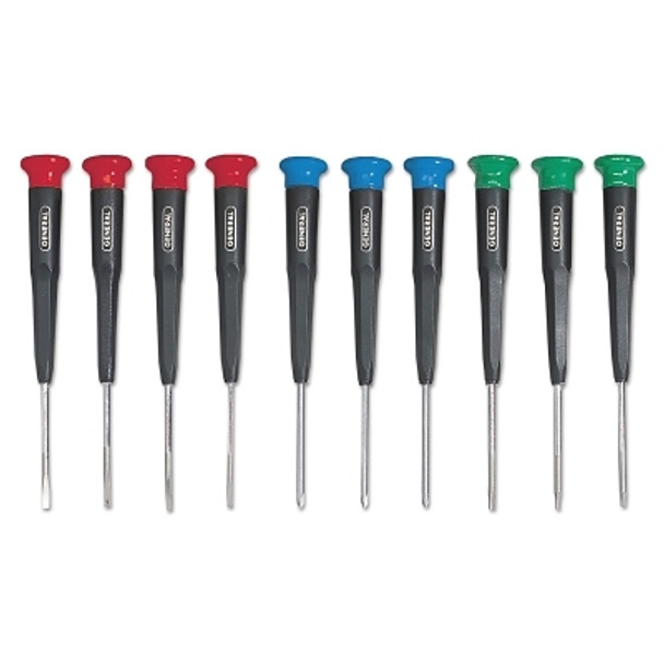 10-Pc Mini-Screwdriver Sets, Phillips/Torx/Slotted