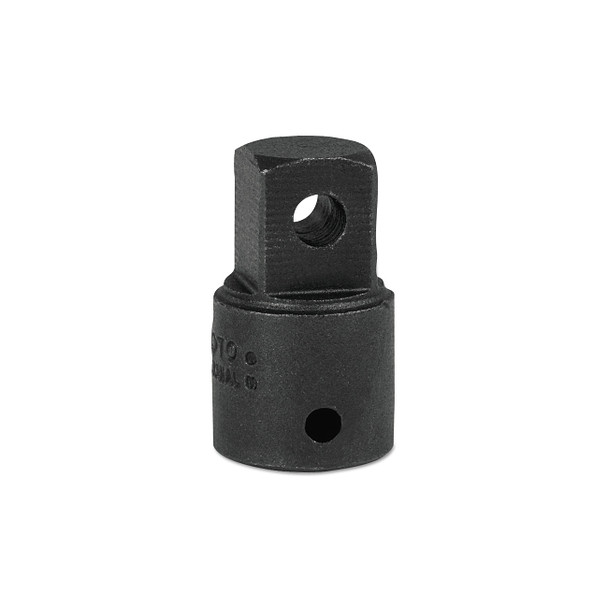 Impact Socket Adapter, 1/2 in Female Dr, 3/4 in Male Dr, 2-1/8 in L, Pin Lock