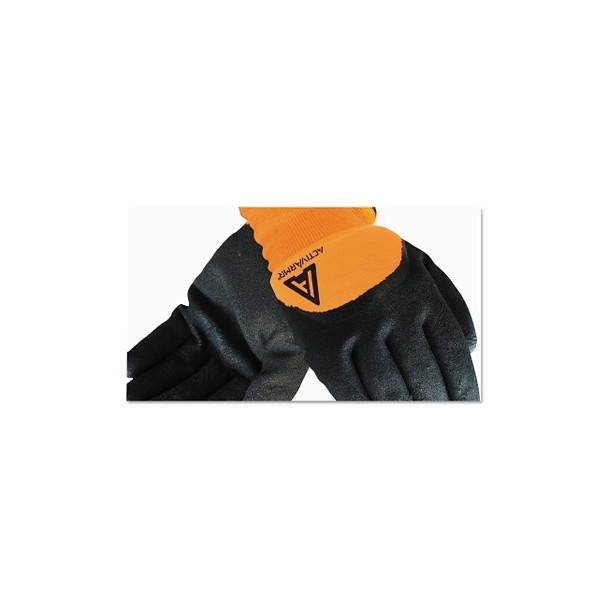 97-011 Cold Weather Hi-Viz Gloves, Size 9, Orange/Black