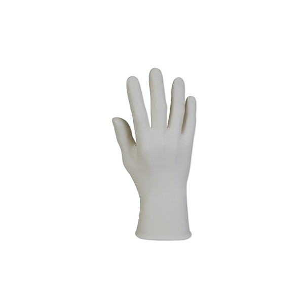STERLING Nitrile Exam Gloves, Beaded Cuff, Small, Grey Pack of 10