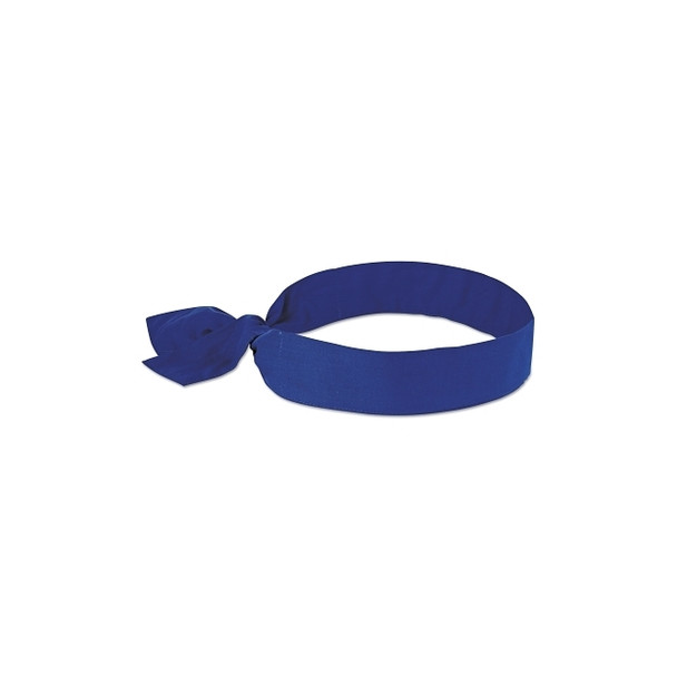 Chill-Its® 6700 Evaporative Cooling Bandanas, 8 in X 13 in, Solid Blue