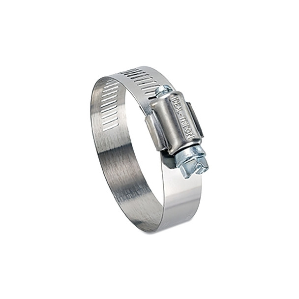 50 Series Small Diameter Clamp, 3.12 in to 4.5 in clamp, 9/16 in W, Stainless Steel Pack of 10