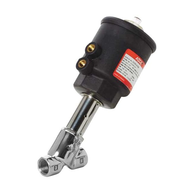 Asco RedHat Angle Body Piston Valve,SS,NC,1 In 8290B053