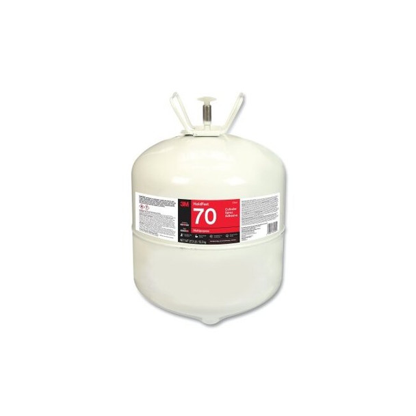 HoldFast 70 Spray Adhesive, 27.3 lbs, Large Cylinder, Clear