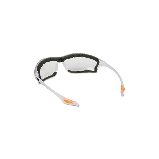 LAW Protective Eyewear, Clear Lens, Duramass Anti-Fog, Clear Frame, Nylon