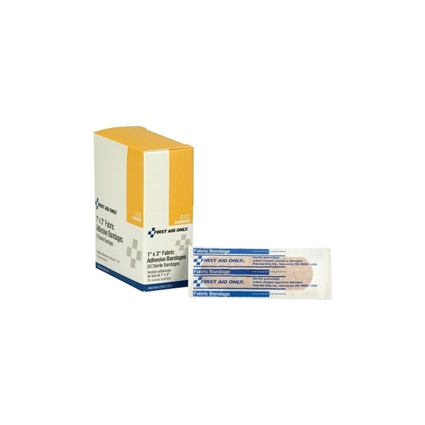 Fabric Bandage, 1 in x 3in, 50/Box