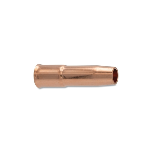 MIG Gun Nozzle, 1/2 in Bore, 1/8 in Recess, Tweco® Style 22, Short-Stop
