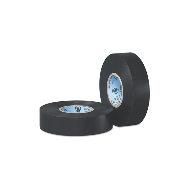 Electrical Tape, 3/4 in x 66 ft, 7 mil, Black